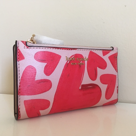 Kate Spade Spencer Ever Fallen Slim Bifold Wallet - Picture 1 of 8